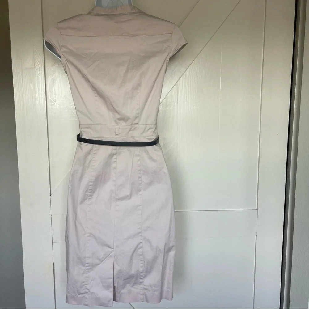 H&M size 2 pink button down dress